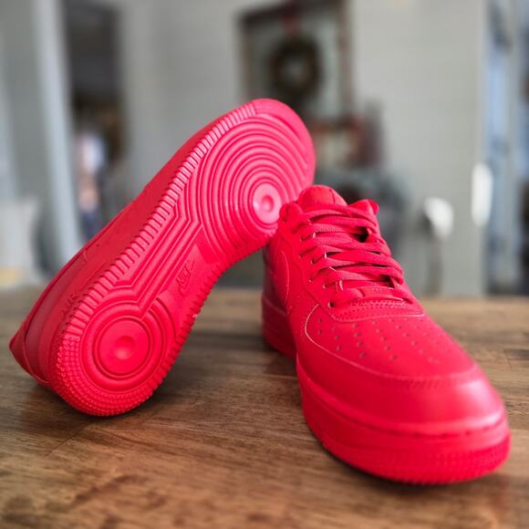 Nike Air Force 1 Low ’07 LV8 “Triple Red” Men’s Size 10.5 – New Without Box main image 7